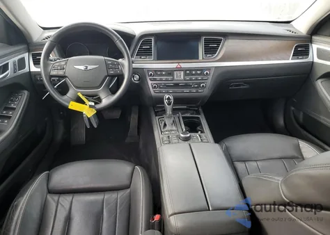 2017 Genesis G80 Base z USA, uszkodzony, nr VIN KMHGN4JE6HU177363